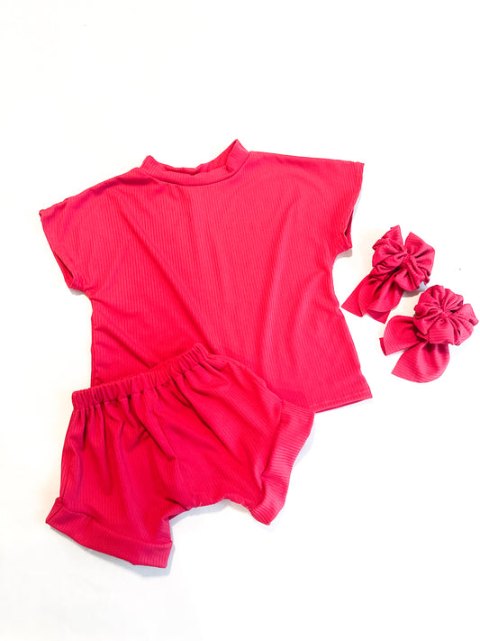 RTS 3T HOTPINK BOX T + SHORTIES (sailors separate)