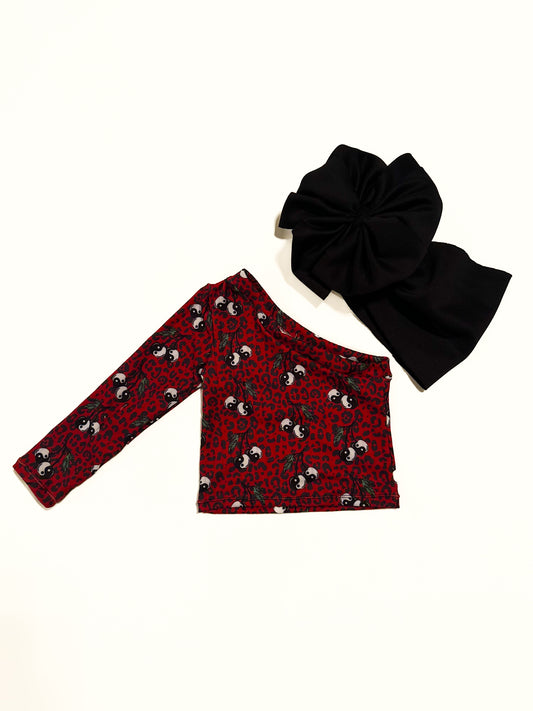 RTS 6/9M | Red Cheetah Yang | Long Sleeve Ktank (BOW SEPARATE)