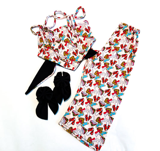 RTS 3T Trip Shrooms | Becky Top + Flow Pants + Solid Sailors