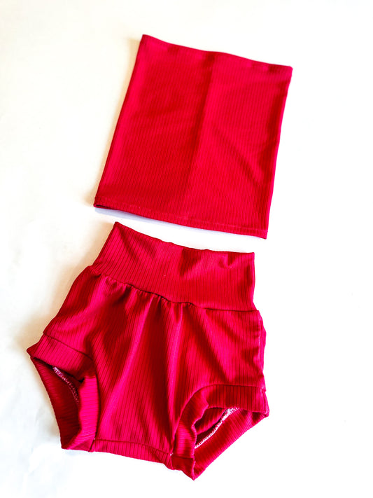RTS 12/18M Hot Pink Tube + Bums